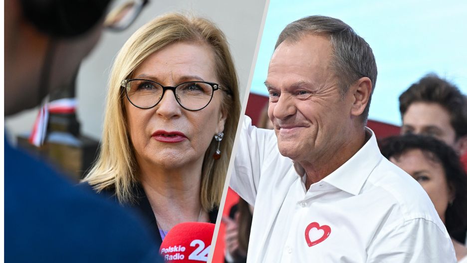 Małgorzata Gosiewska i Donald Tusk