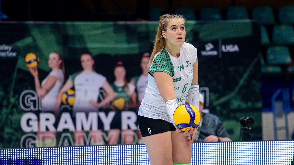Aleksandra Rasińska (w barwach #VolleyWrocław)
