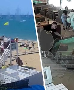 Nowe nagranie z ataku na Krym. "Ludzie uciekają w panice"