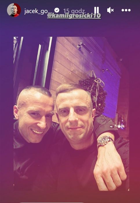 Na zdjęciu: Jacek Góralski i Kamil Grosicki