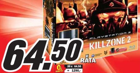 Promocyjny zestaw PS3 z Killzone 2 w gdańskim MM