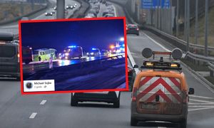 "Z autokaru wypadły szyby". Wypadek na A4