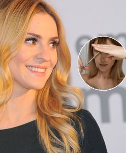 Kasia Tusk w nowej fryzurze. Pokazała, jak sama obcina włosy