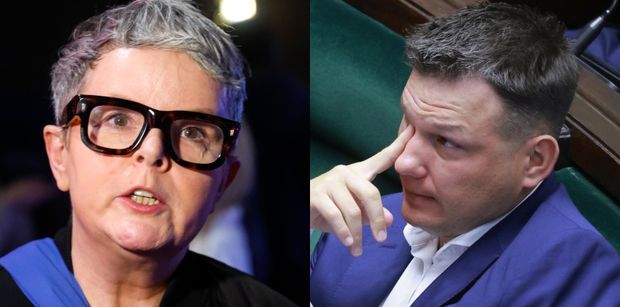 Karolina Korwin Piotrowska MIAŻDŻY  Mentzena po słowach o "nierobach": "Milcz. Lepiej milcz"