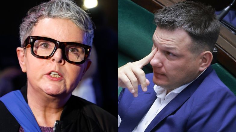 Karolina Korwin Piotrowska MIAŻDŻY Mentzena po słowach o "nierobach": "Milcz. Lepiej milcz"