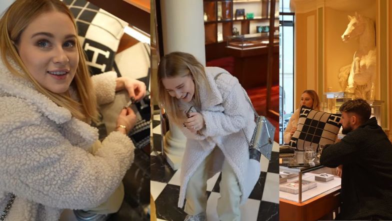 Andziaks i Luka kupują dodatki w salonie Hermes