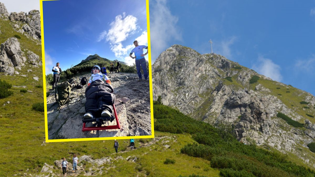 Filip zdobył Giewont dzięki pomocy wolontariuszy