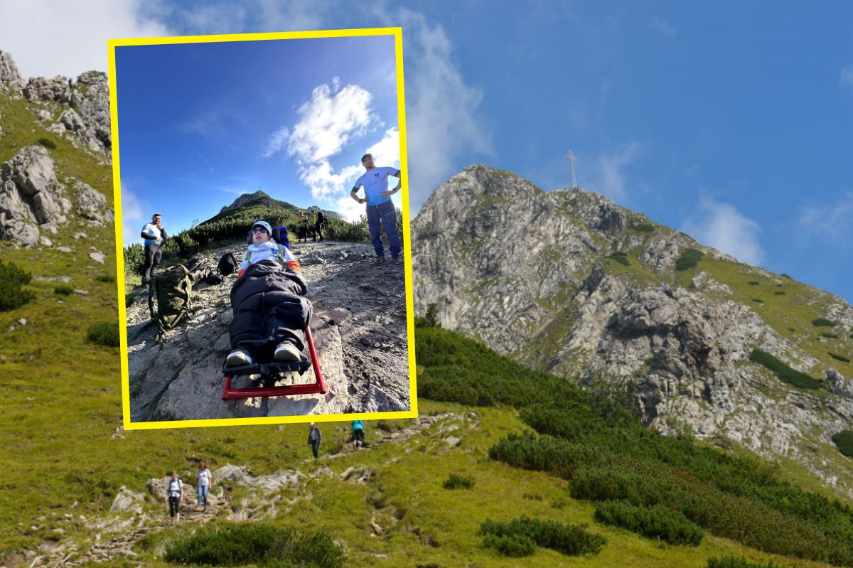 Zdobył Giewont, mimo niepełnosprawności. To była piekielnie trudna wyprawa