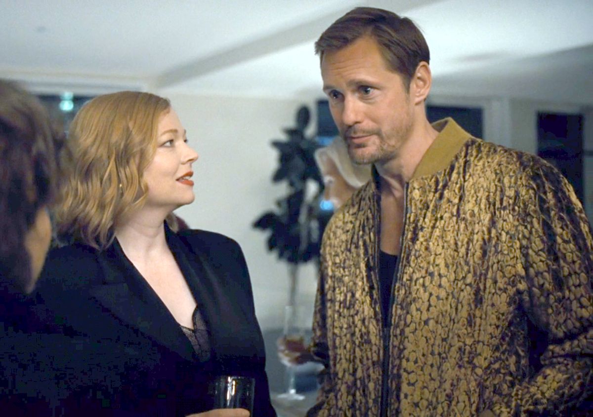 Alexander Skarsgard i Sarah Snook w czwartym sezonie "Sukcesji"