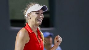WTA Miami: Karolina Woźniacka zapomniała o Dosze i powalczy o triumf na Florydzie