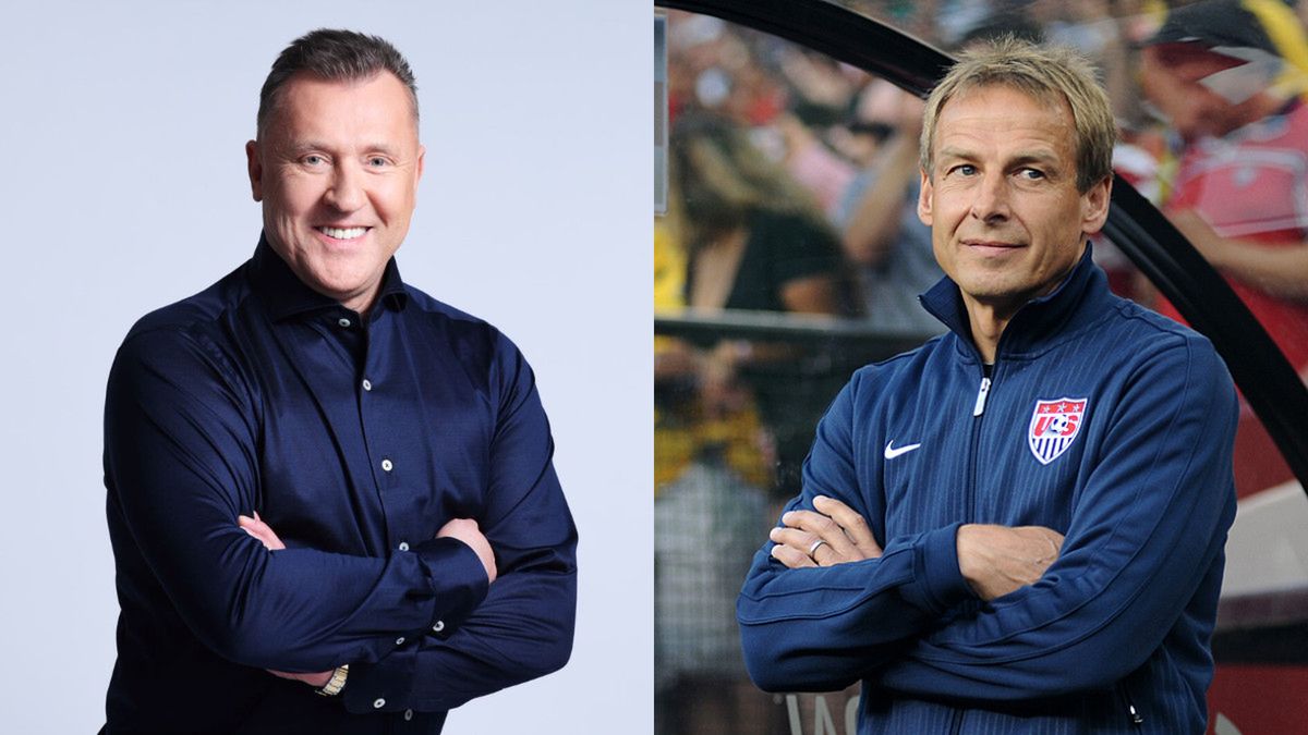 WP SportoweFakty / Na zdjęciu: Cezary Kulesza i Juergen Klinsmann