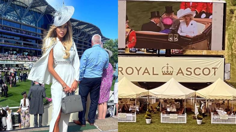 Julia Dybowska niczym rasowa arystokratka wdzięczy się na Royal Ascot. Wpadł też jej TEHERAŃSKI MILIARDER z córką (ZDJĘCIA)