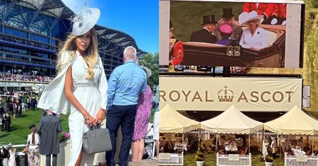 Julia Dybowska niczym rasowa arystokratka wdzięczy się na Royal Ascot. Wpadł też jej TEHERAŃSKI MILIARDER z córką (ZDJĘCIA)