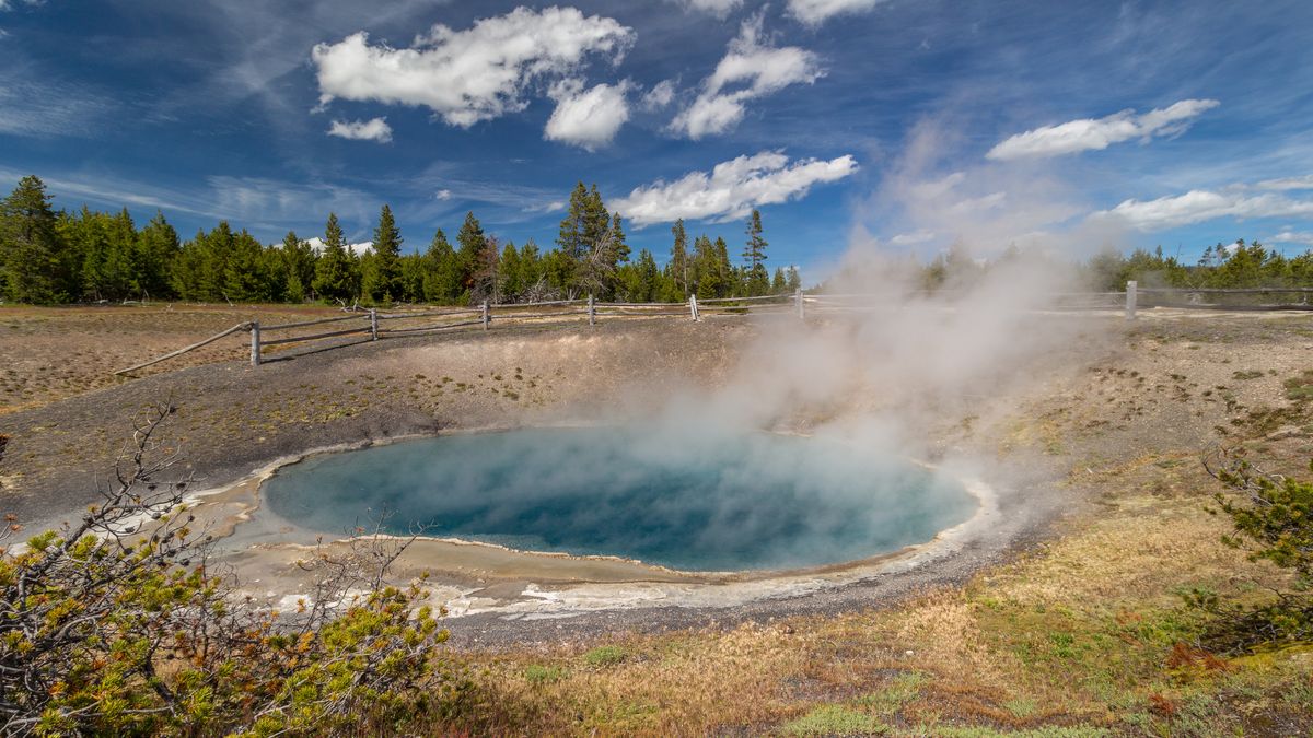 Hot Pool
Hot pool at Black Sands Basin Yellowstone National Park
Gerald Heinisch
yellowstone, hot, vulcan, vulcanic, basin, black sands basin, clouds, landmark, point of interest, pool
