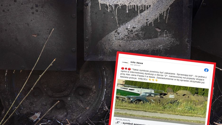 Iława. Symbole "Z" na starych samochodach