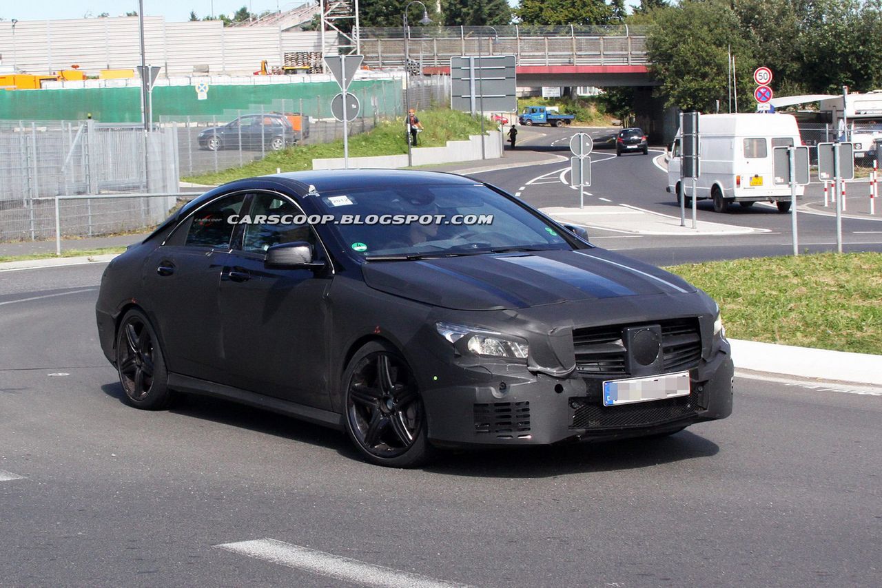 Mercedes-Benz CLA 45 AMG przyłapany podczas testów