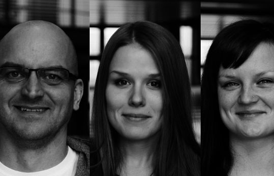 Michał Czerwiński, Małgorzata Sławińska i Izabela Olczyk w Value Media