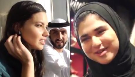 Adriana Lima spędziła święta w Dubaju!