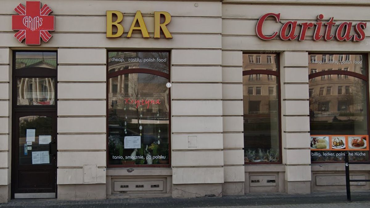 Bar Caritas w Poznaniu przed zmianą lokalizacji 