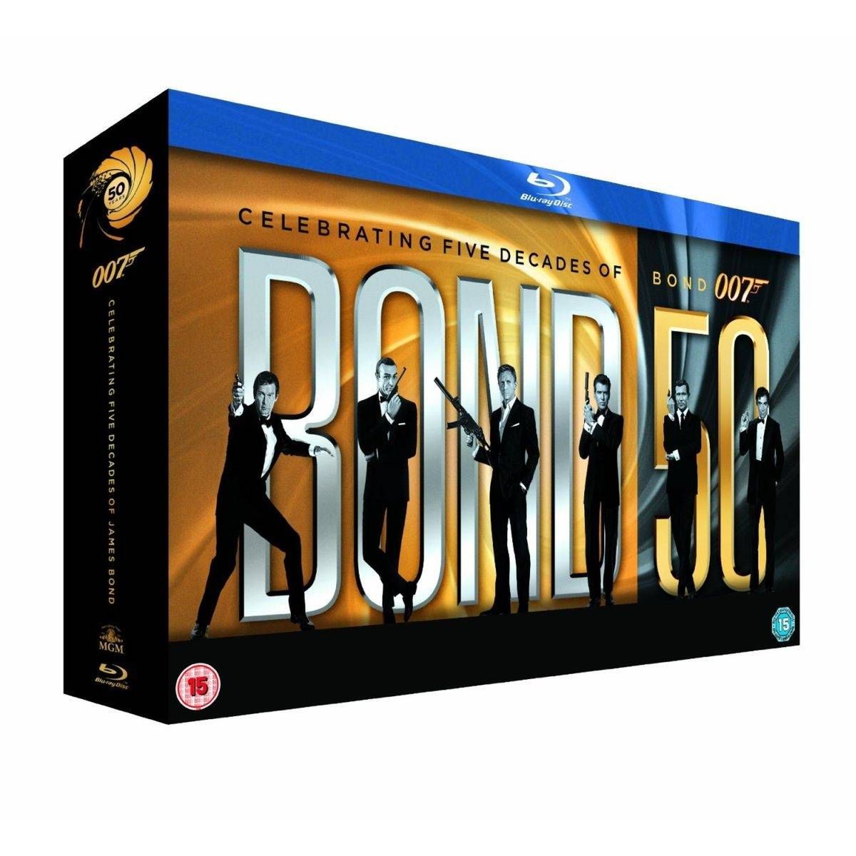 Kolekcja 23. części filmów o Jamesie Bondzie na Blu-ray, 699,99 pln