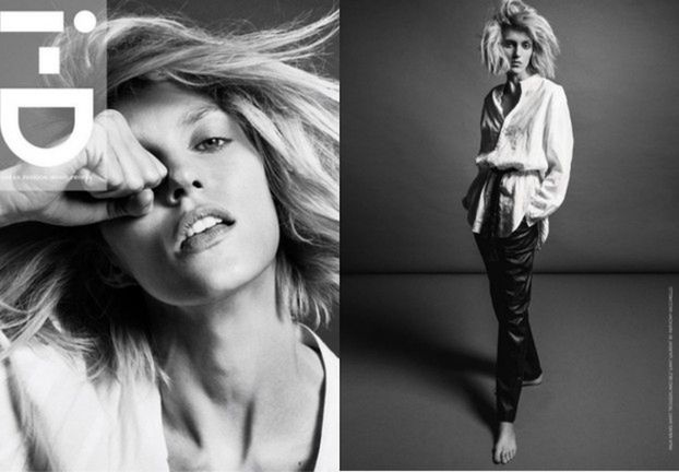 Anja Rubik na jednej z 13 okładek ID magazine