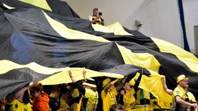 Kibice na trybunach podczas meczu PGE Skra Bełchatów - Jastrzębski Węgiel (galeria)