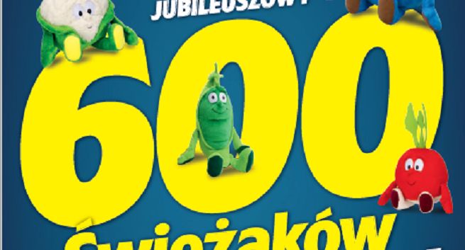 600 Świeżaków za darmo w jubileuszowym konkursie magazynu KropkaTV