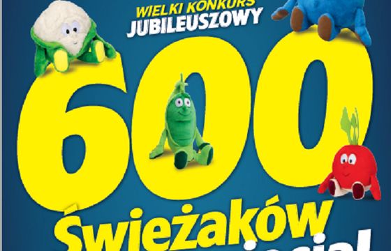 600 Świeżaków za darmo w jubileuszowym konkursie magazynu KropkaTV