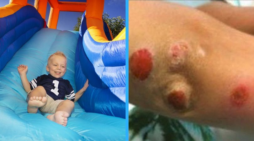 Uwaga! Dmuchane zamki są niebezpieczne!