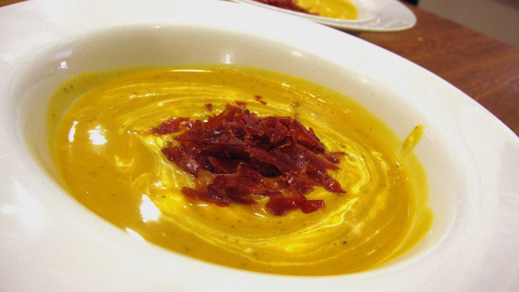 Dynia olbrzymia gotowana i zblendowana, bez dodatku soli