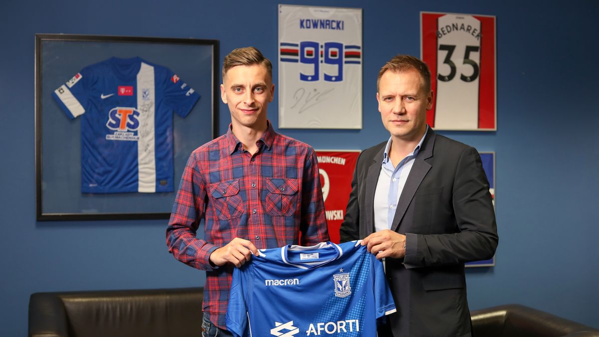 Materiały prasowe / lechpoznan.pl/fot. Lech Poznań / Na zdjęciu: Juliusz Letniowski (z lewej)