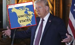 Nowy podział świata? Trump publikuje absurdalną mapę