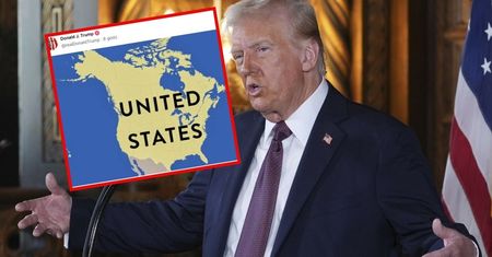 Nowy podział świata? Trump publikuje absurdalną mapę
