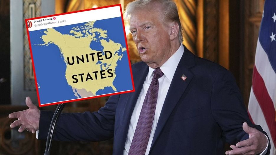 Kanada 51. stanem USA? Trump już publikuje nową mapę