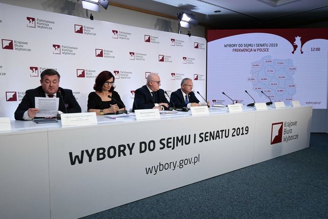 Wybory parlamentarne 2019. Państwowa Komisja Wyborcza podała pierwsze dane o frekwencji