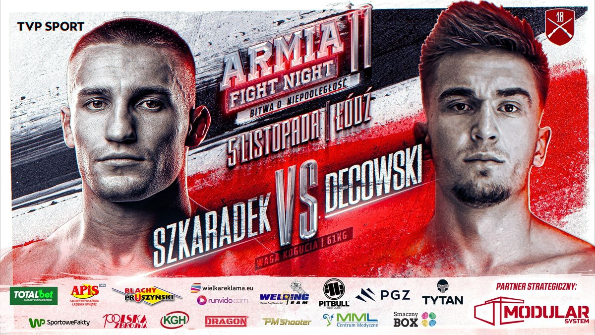 Zdjęcie okładkowe artykułu: Materiały prasowe / Sebastian Decowski vs Kamil Szkaradek na AFN 11!