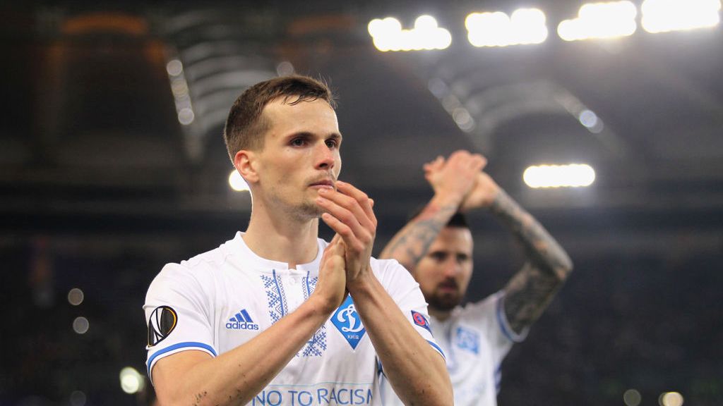 Getty Images / Paolo Bruno / Na zdjęciu: Tomasz Kędziora w barwach Dynama Kijów