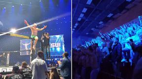 Wrzosek rozbił Szpilkę w 14 sekund. To działo się na trybunach [WIDEO]