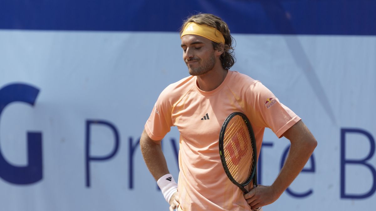 PAP/EPA / Peter Klaunzer / Na zdjęciu: Stefanos Tsitsipas