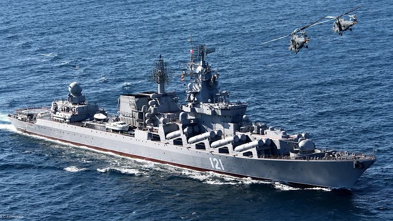Flota Czarnomorska zajmuje obecnie pozycję „ekstremalnie defensywną" i pozostaje w pobliżu wybrzeża Krymu