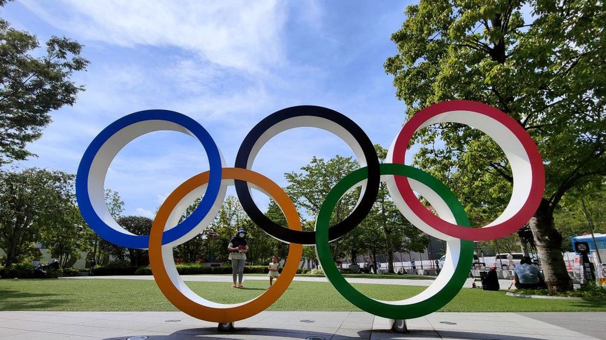 olimpijskie symbole w Tokio