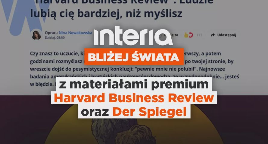Interia współpracuje z Harvard Business Review i Der Spiegel