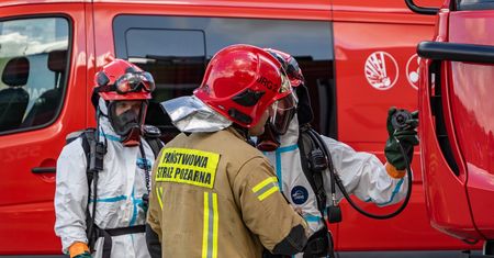 Lotnisko 25 - ćwiczenia służb ratowniczych w Pile