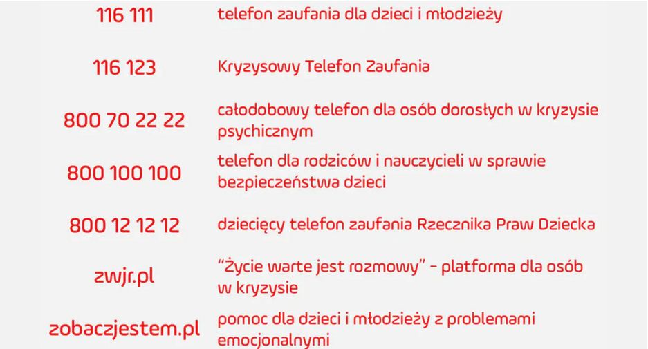 Gdzie szukać pomocy?