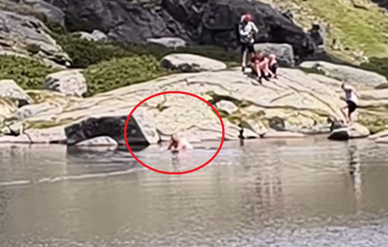 "Wstyd". Nagrali turystę w Tatrach