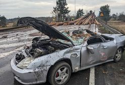Pnie drzew przetoczyły się po autach. Pięć osób trafiło do szpitala