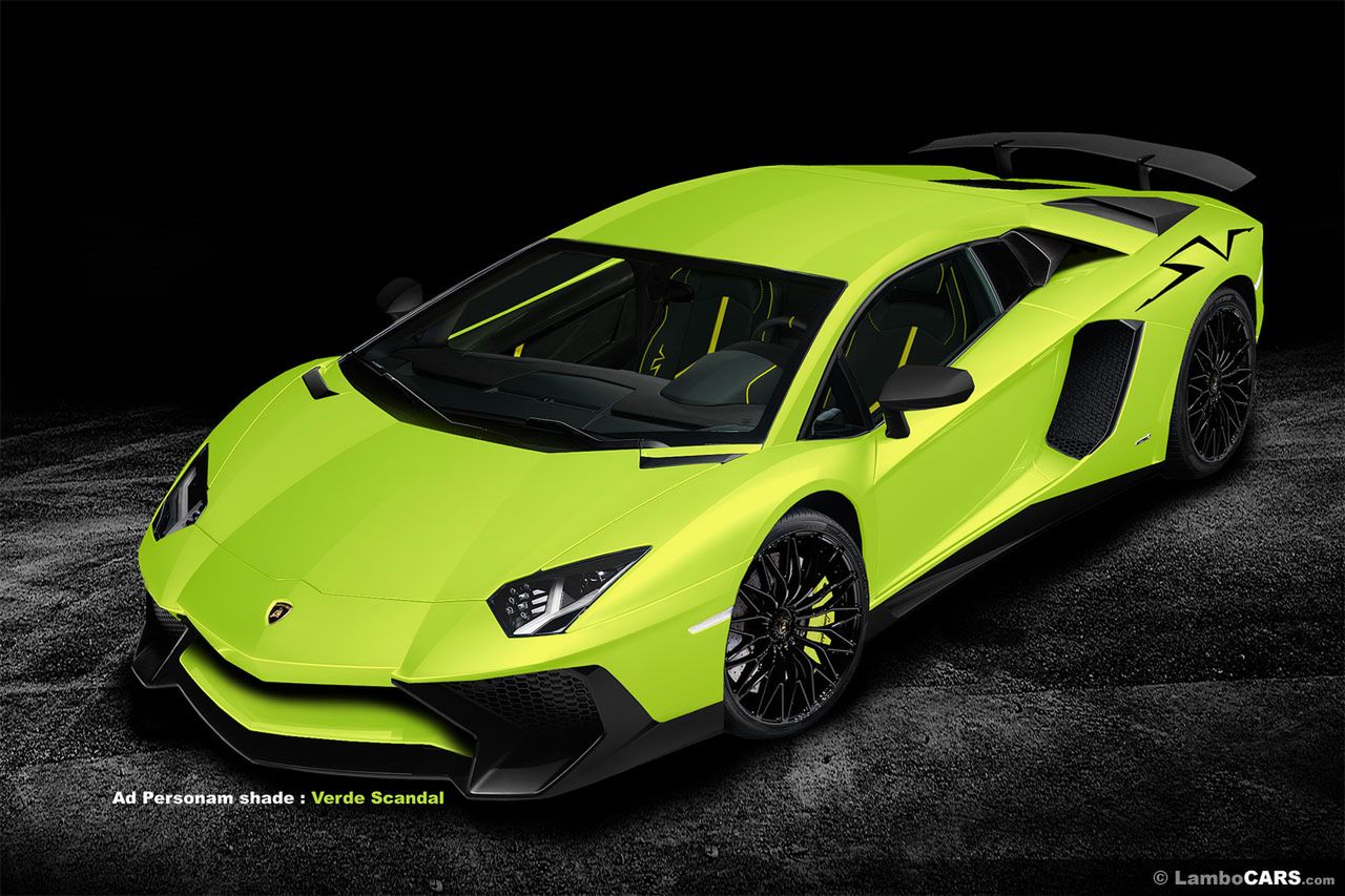 Lamborghini Aventador LP 750-4 SuperVeloce w 34 kolorach [galeria zdjęć]