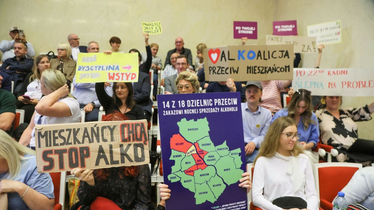 Głosowanie nad nocną prohibicją w Warszawie