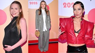 Garstka znanych pań pozuje na gali: odchudzona Mery Spolsky, Maja Staśko z ciążowym brzuchem i Magdalena Lamparska (ZDJĘCIA)