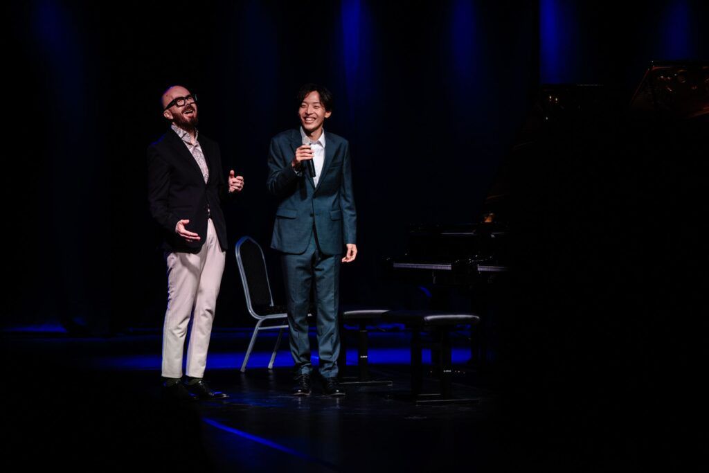 Robert Kamyk i Hyuk Lee w Bialej Podlaskiej © Miasto Biała Podlaska